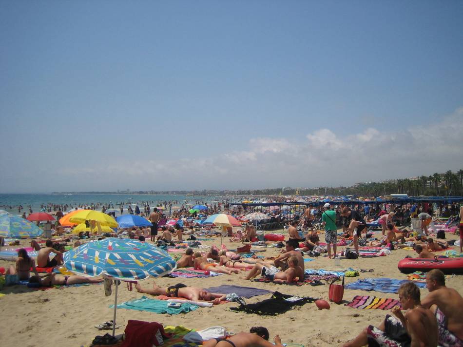 The Beach - packed as usual